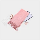 Довгий шарф з поліестерової тканини для прикраси